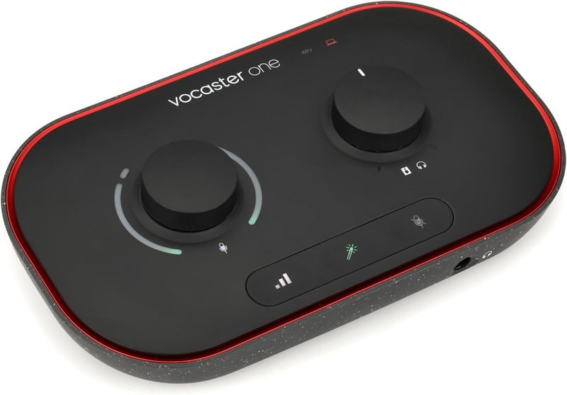 Focusrite Vocaster One — Podcasting Interface for Recording as a Solo Creator. Use Auto Gain, Enhance, and Mute for Easy Podcasting. Small, Lightweight, and Powered by Computer - Image 4